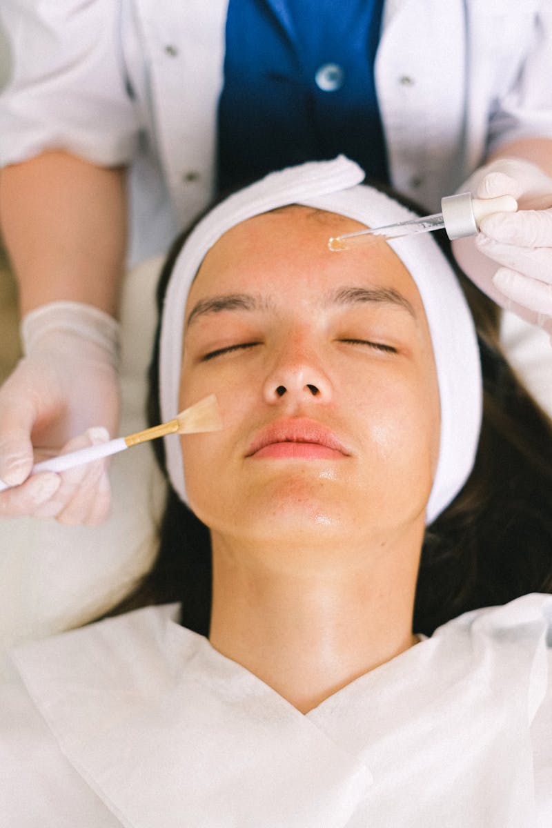 Professional lash lift treatment