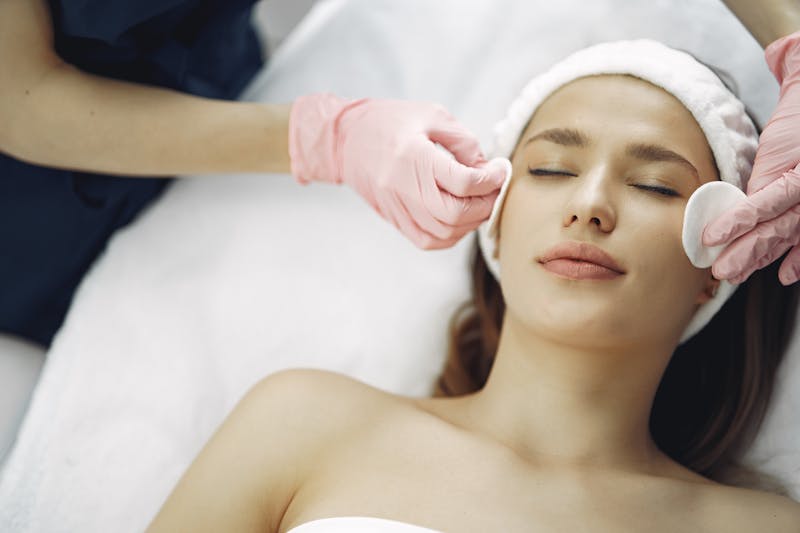 Spa treatment moment